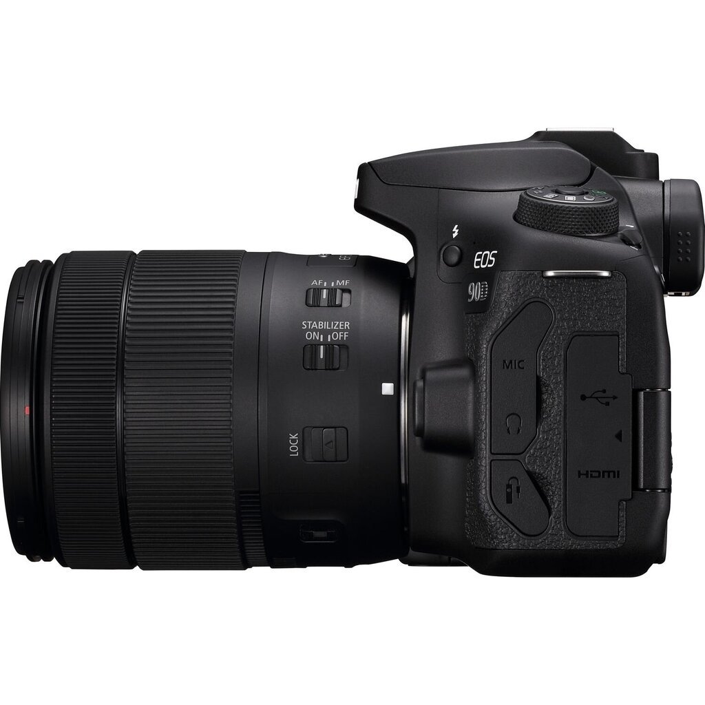 Canon EOS 90D 18-135mm IS USM cena un informācija | Digitālās fotokameras | 220.lv
