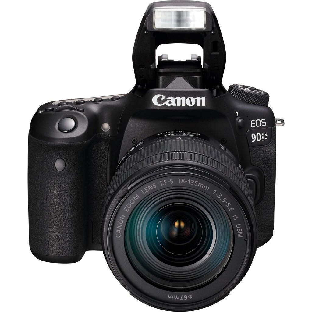 Canon EOS 90D 18-135mm IS USM cena un informācija | Digitālās fotokameras | 220.lv