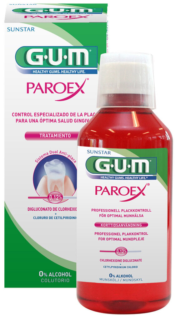 Paroex 0,12%CHX+0.05%‘PC GUM® (1784), 300 ml cena un informācija | Zobu pastas, birstes | 220.lv