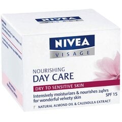 Dienas sejas krēms sausai un jutīgai ādai NIVEA DAY CARE 50 ml cena un informācija | Sejas krēmi | 220.lv