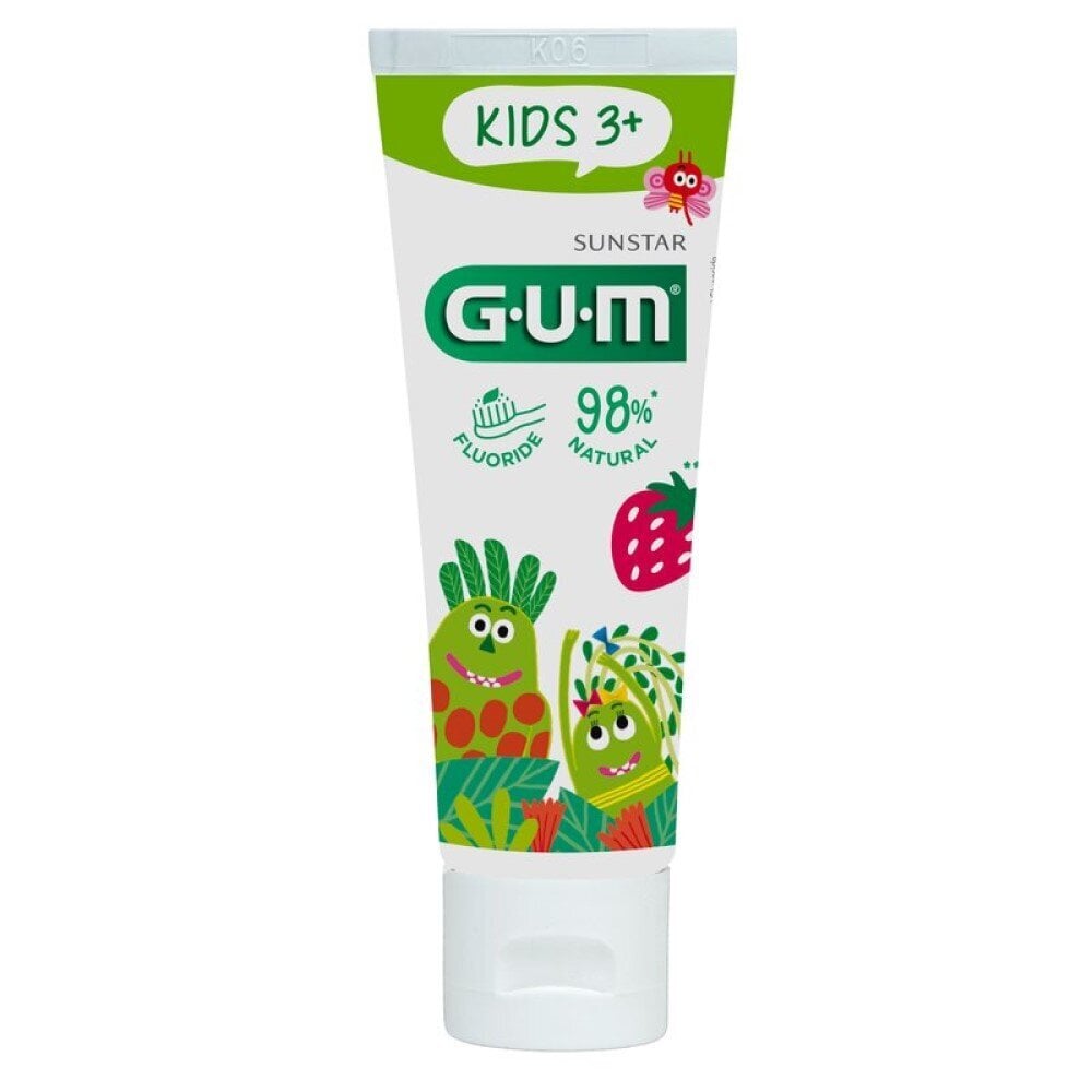 Zobu pasta Kids3+, 50 ml GUM® 3000 cena un informācija | Zobu pastas, birstes | 220.lv