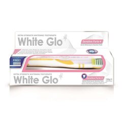 Отбеливающая зубная паста для чувствительных зубов White Glo Sensitive Forte + 150 г цена и информация | Зубные щетки, пасты | 220.lv