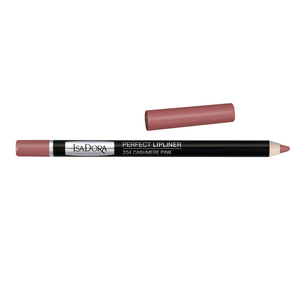 Lūpu kontūrzīmulis Isadora Perfect 1,2 g, 204 Cashmere Pink cena un informācija | Lūpu krāsas, balzāmi, spīdumi, vazelīns | 220.lv