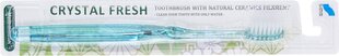 Зубная щетка Crystal Fresh с керамической щетиной, зеленая цена и информация | Зубные щетки, пасты | 220.lv