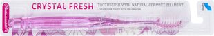 Зубная щетка Crystal Fresh с керамической щетиной, красная цена и информация | Зубные щетки, пасты | 220.lv