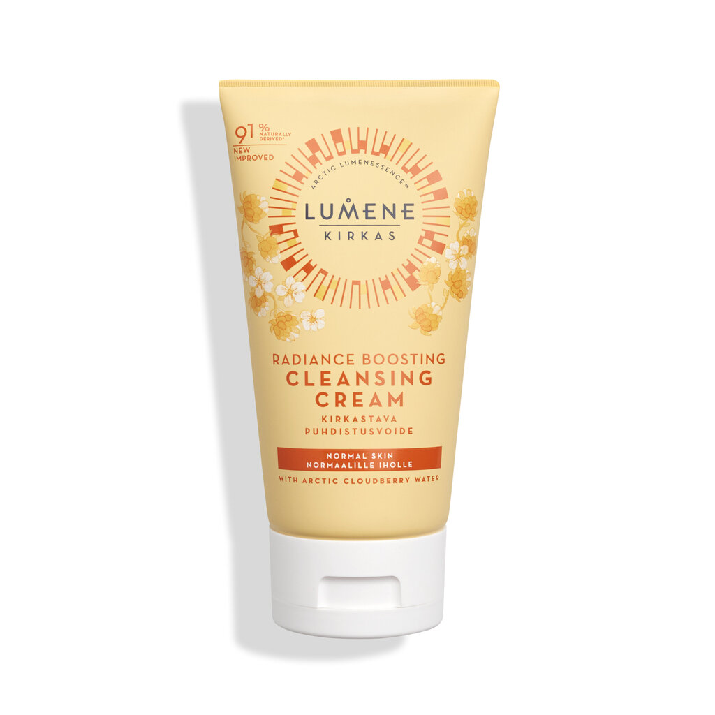 Balinošs attīrošs krēms Lumene Kirkas Radiance Boosting 150 ml cena un informācija | Sejas ādas kopšana | 220.lv