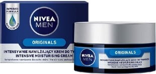 Sejas krēms vīriešiem NIVEA FOR MEN ORIGINALS 50ml cena un informācija | Sejas krēmi | 220.lv