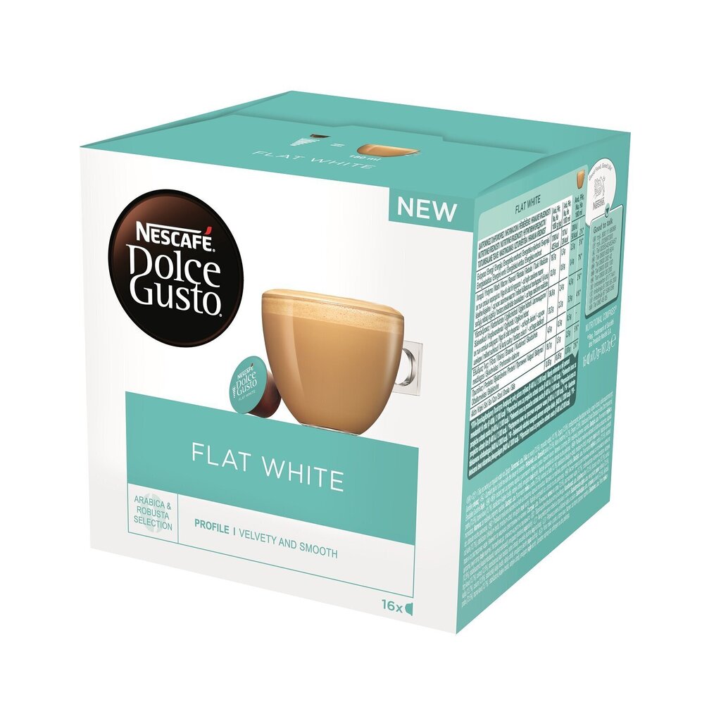 3 gab. NESCAFE DOLCE GUSTO Flat White cena un informācija | Kafija, kakao | 220.lv