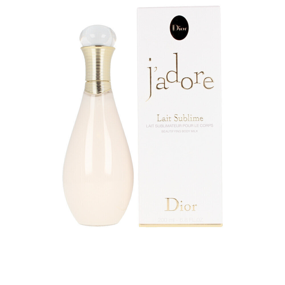 Ķermeņa pieniņš Dior J'Adore Beautifying 200 ml цена и информация | Parfimēta sieviešu kosmētika | 220.lv