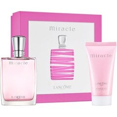 Набор Lancome Miracle Women: EDP для женщин 30 мл + лосьон для тела 50 мл цена и информация | Женские духи | 220.lv