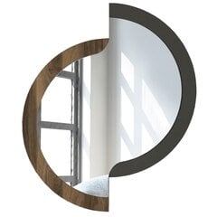 Spogulis Kalune Design Igero, brūns/melns cena un informācija | Spoguļi | 220.lv