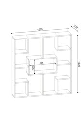 Стеллаж Kalune Design Optimist, белый цена и информация | Полки | 220.lv