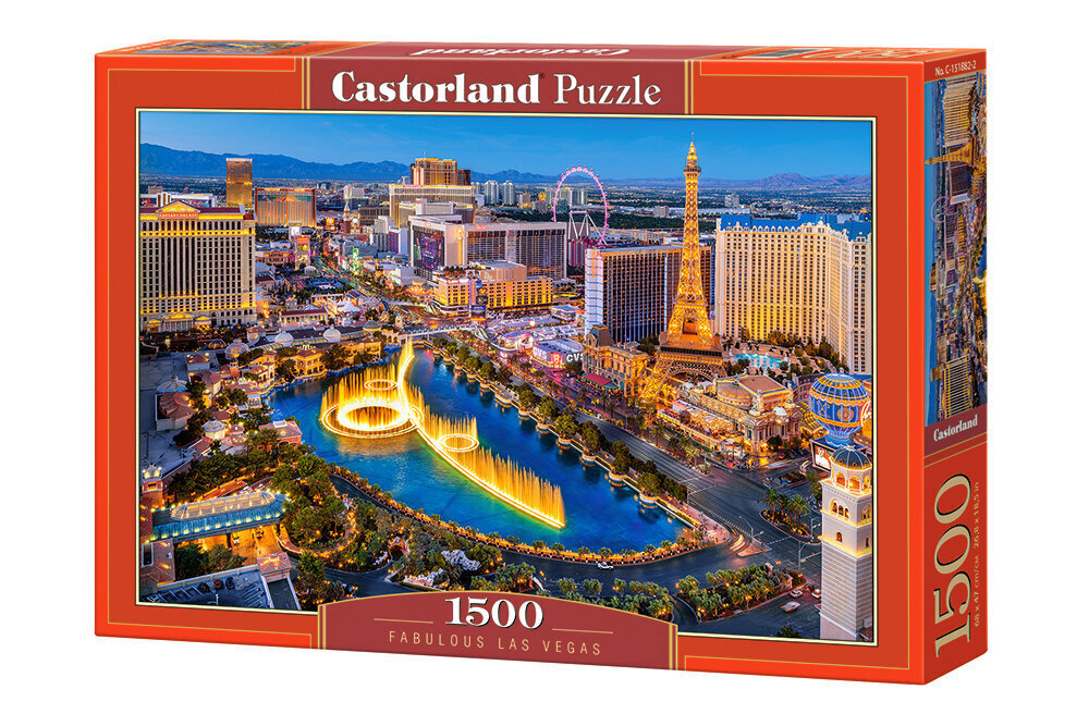 CASTORLAND puzle PASAKAINS LAS VEGAS, 1500 det. cena un informācija | Puzles, 3D puzles | 220.lv