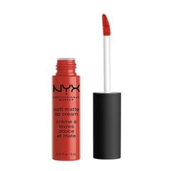 NYX Matēts lūpu krēms SMLC Soft Matte Lip Cream 8 ml, 22 - Morocco цена и информация | Помады, бальзамы, блеск для губ | 220.lv