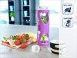 LEIFHEIT Stikla pudele Glass Flip 600ml violeta cena un informācija | Ūdens pudeles | 220.lv