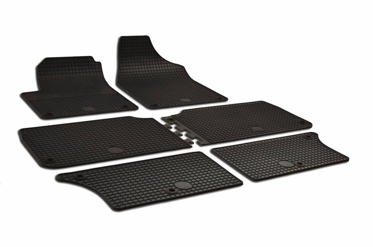 Ford Galaxy/ Seat Alhambra/ Volkswagen Sharan, 6gab cena un informācija | Gumijas paklājiņi pēc auto modeļiem | 220.lv