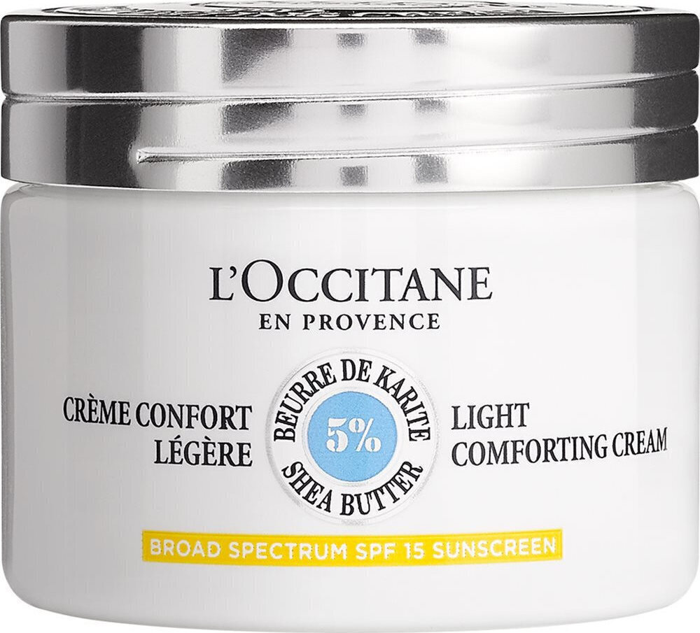 Sejas krēms L'Occitane Shea Light SPF15 50 ml цена и информация | Sejas krēmi | 220.lv