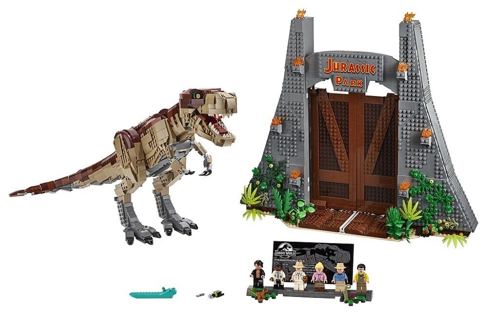 75936 LEGO® Jurassic World Juras T. rex plosīšanās cena un informācija | Konstruktori | 220.lv