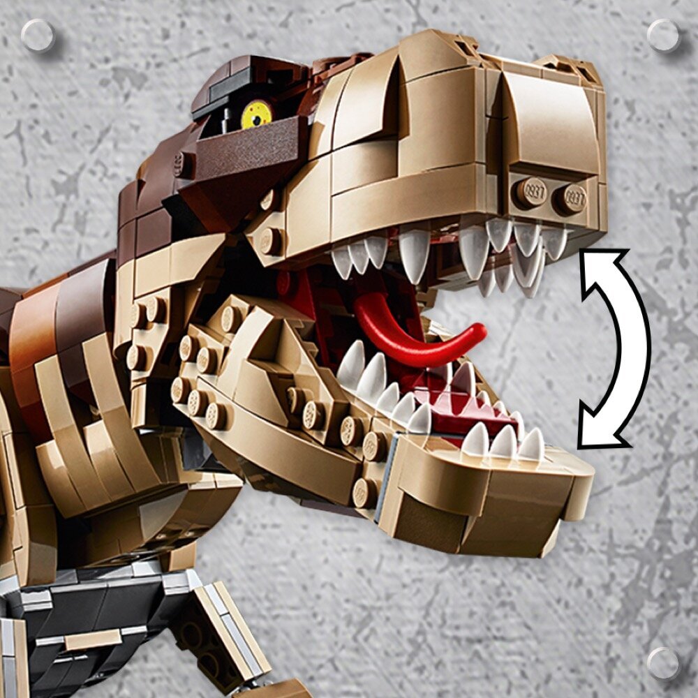 75936 LEGO® Jurassic World Juras T. rex plosīšanās cena un informācija | Konstruktori | 220.lv