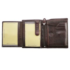 Maks GENUINE LEATHER 497BRNWL цена и информация | Мужские кошельки | 220.lv