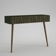 Консоль Kalune Design Forest, коричневая/темно-зеленая цена и информация | Столы-консоли | 220.lv