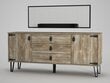 Kumodes un spoguļa komplekts Kalune Design Costa Aynali Console, smilškrāsas цена и информация | Kumodes | 220.lv