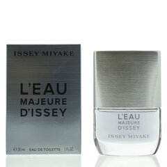 Туалетная вода Issey Miyake L'Eau Majeure D'Issey EDT для мужчин 30 мл цена и информация | Мужские духи | 220.lv