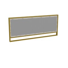 Зеркало Kalune Design Polka, золотистое/черное цена и информация | Зеркала | 220.lv