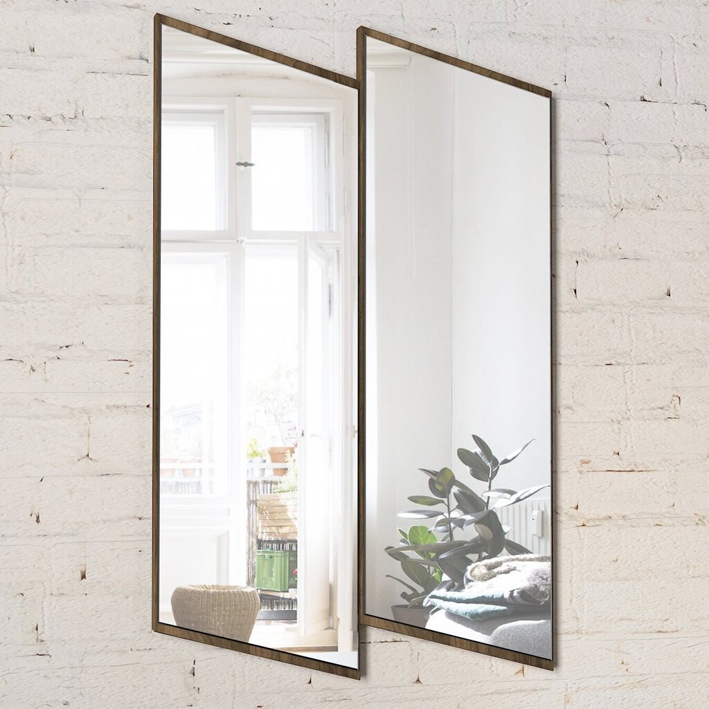 Spogulis Kalune Design Dorian, brūns cena un informācija | Spoguļi | 220.lv