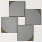 Spogulis Kalune Design Moonlight, brūns цена и информация | Spoguļi | 220.lv