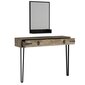 Konsoles un spoguļa komplekts Kalune Design Costa Aynali, smilškrāsas cena un informācija | Konsoles galdiņi | 220.lv