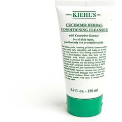 Sejas mazgāšanas līdzeklis Kiehl's Cucumber Herbal 150 ml cena un informācija | Sejas ādas kopšana | 220.lv