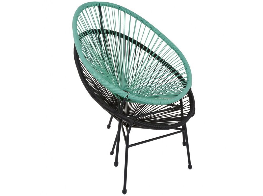 Āra krēsls Patio Arthur, zaļš/melns cena un informācija | Dārza krēsli | 220.lv