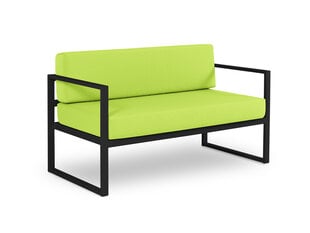 Divvietīgs āra dīvāns Calme Jardin Nicea, gaiši zaļš/tumši pelēks cena un informācija | Dārza krēsli | 220.lv
