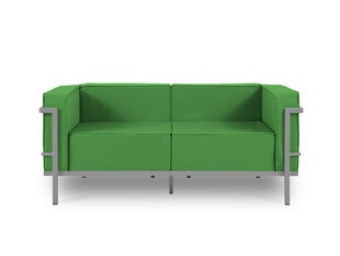Divvietīgs āra dīvāns Calme Jardin Cannes, zaļš/gaiši pelēks cena un informācija | Dārza krēsli | 220.lv