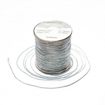 Металлизированный плетеный шнур RainBow® 1 мм, цвет золота, 100 м цена