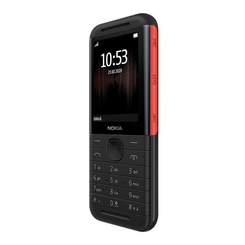 Nokia 5310 (2020), 16MB, Dual SIM, Melns/Sarkans цена и информация | Mobilie telefoni | 220.lv