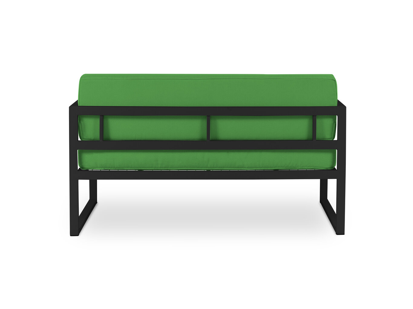 Divvietīgs āra dīvāns Calme Jardin Nicea, zaļš/tumši pelēks cena un informācija | Dārza krēsli | 220.lv