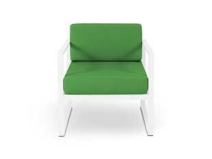 Āra krēsls Calme Jardin Nicea, zaļš/balts cena un informācija | Dārza krēsli | 220.lv