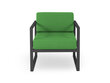 Āra krēsls Calme Jardin Nicea, zaļš/tumši pelēks цена и информация | Dārza krēsli | 220.lv