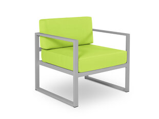 Уличное кресло Calme Jardin Nicea, светло-зеленое/светло-серое цена и информация | Садовые стулья, кресла, пуфы | 220.lv