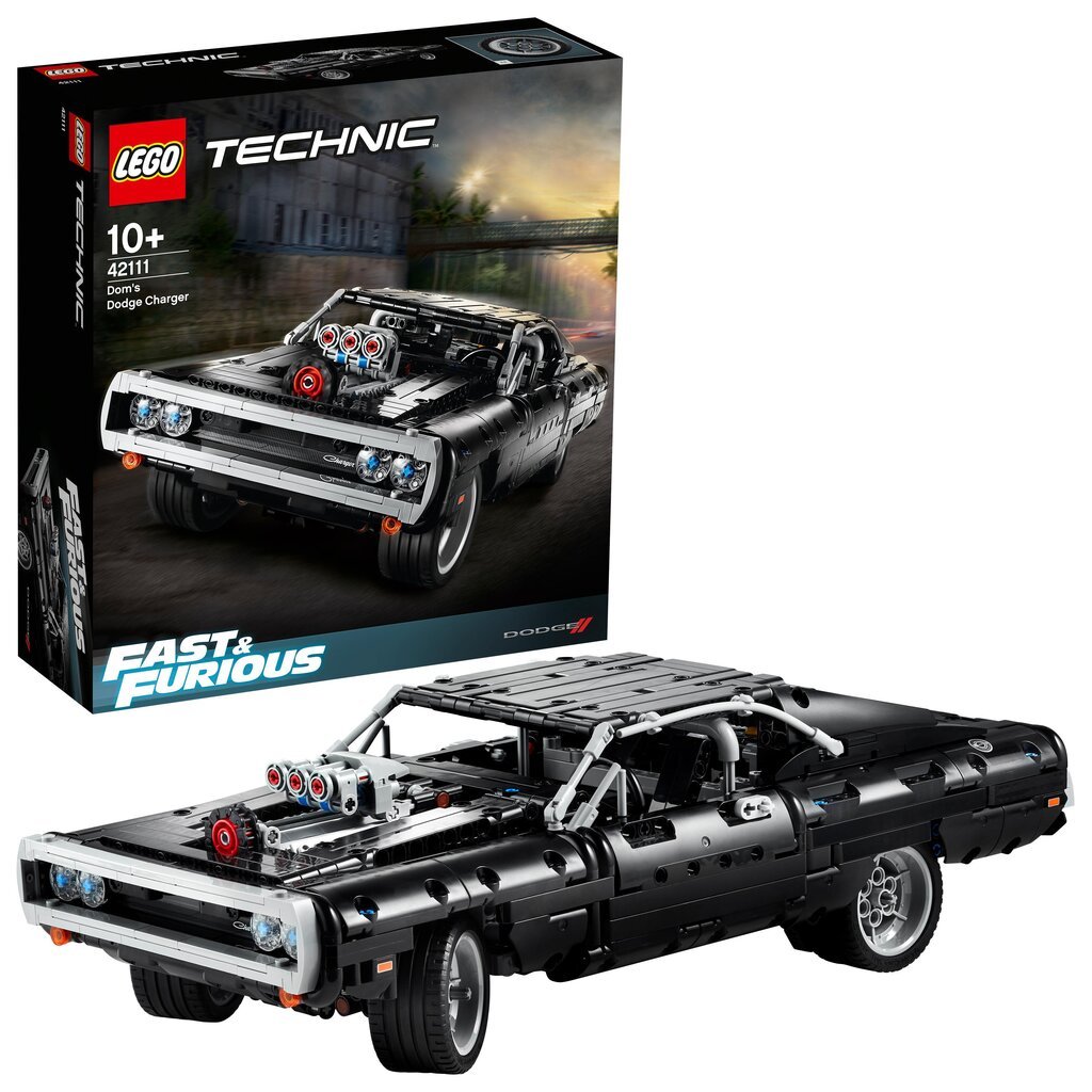 42111 LEGO® Technic Dom's Dodge Charger cena un informācija | Konstruktori | 220.lv