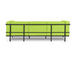 Trīsvietīgs āra dīvāns Calme Jardin Cannes, gaiši zaļš/tumši pelēks cena un informācija | Dārza krēsli | 220.lv