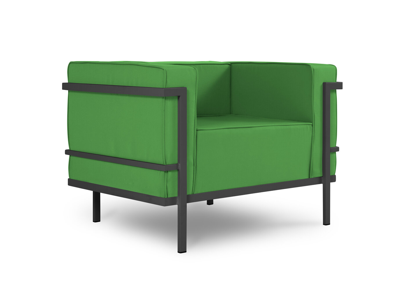 Āra krēsls Calme Jardin Cannes, zaļš/tumši pelēks cena un informācija | Dārza krēsli | 220.lv