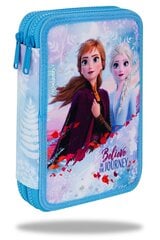 Divu nodalījumu penālis ar piederumiem CoolPack Jumper XL Ledus Sirds (Frozen II) B77305 цена и информация | Пеналы | 220.lv