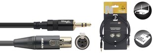 Stagg REAN 3.5mm miniJack TRS AUX - 4pin miniXLR 1.5m цена и информация | Кабели и провода | 220.lv