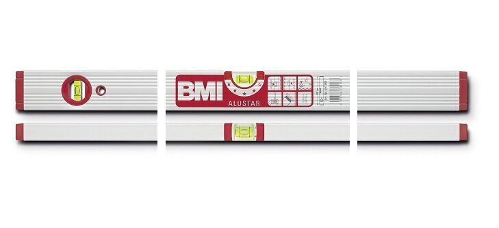 Līmeņrādis BMI Alustar (100 cm), sienas biezums 1,6 mm cena un informācija | Rokas instrumenti | 220.lv
