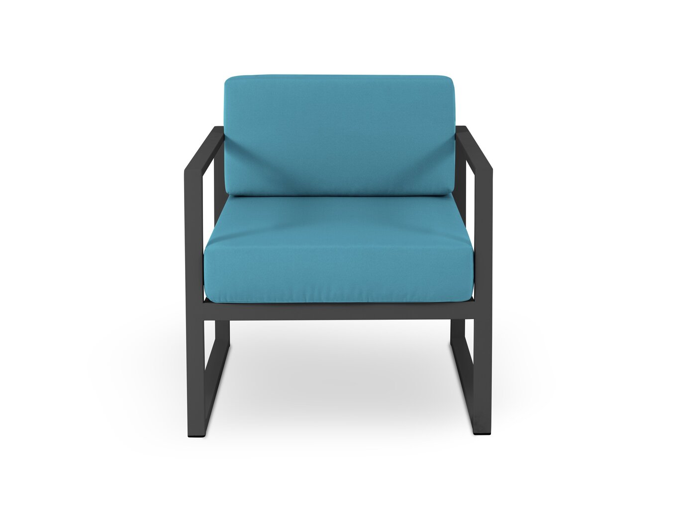 Āra krēsls Calme Jardin Nicea, zils/tumši pelēks cena un informācija | Dārza krēsli | 220.lv