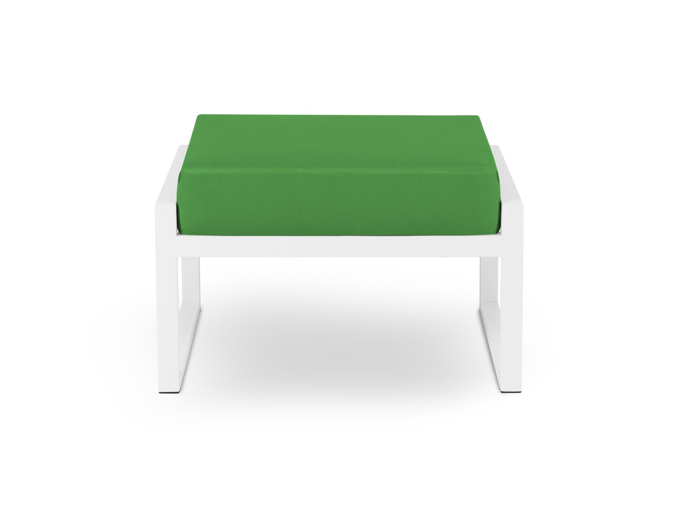 Āra pufs Calme Jardin Nicea, zaļš/balts cena un informācija | Dārza krēsli | 220.lv