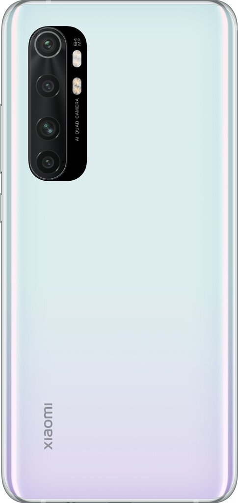 Xiaomi Mi Note 10 Lite, 64 GB, Dual SIM, Glacier White cena un informācija | Mobilie telefoni | 220.lv